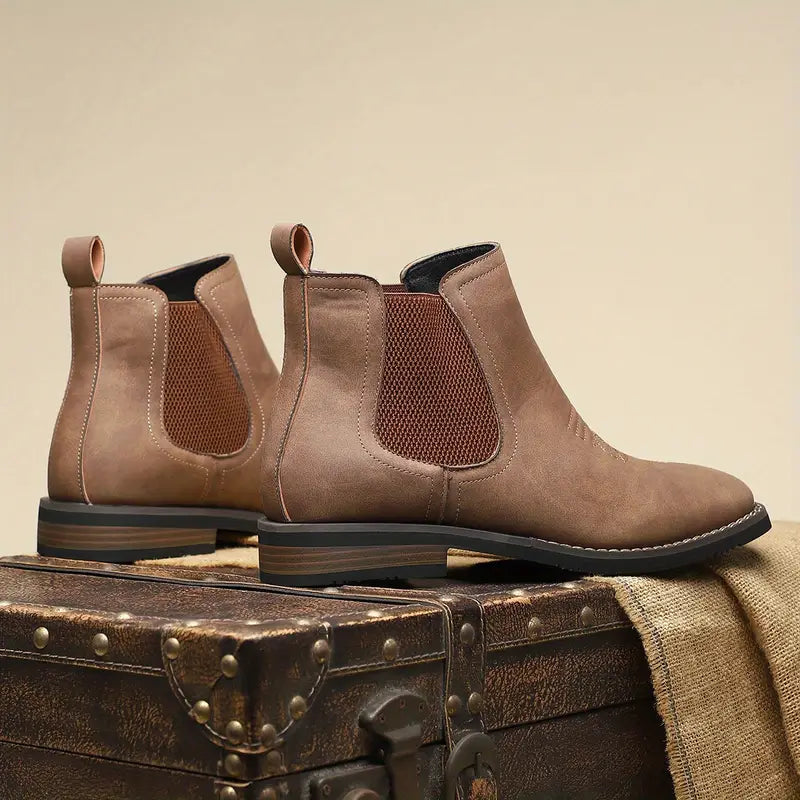 Girton Leather Ankle Boots