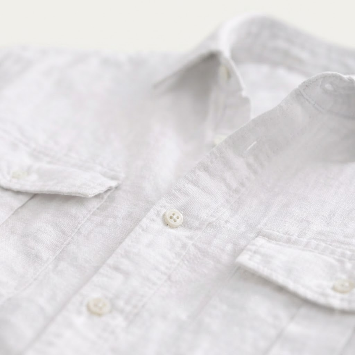 Brenmore White Linen Shirt