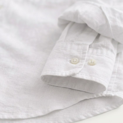 Brenmore White Linen Shirt