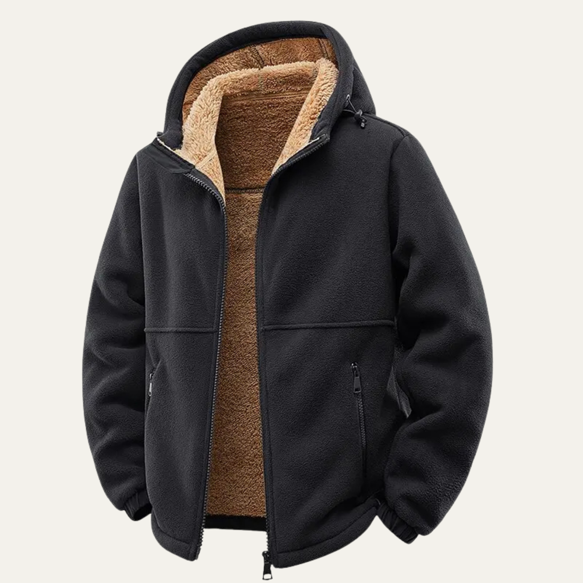 Felton – Giacca con cappuccio foderata in pile