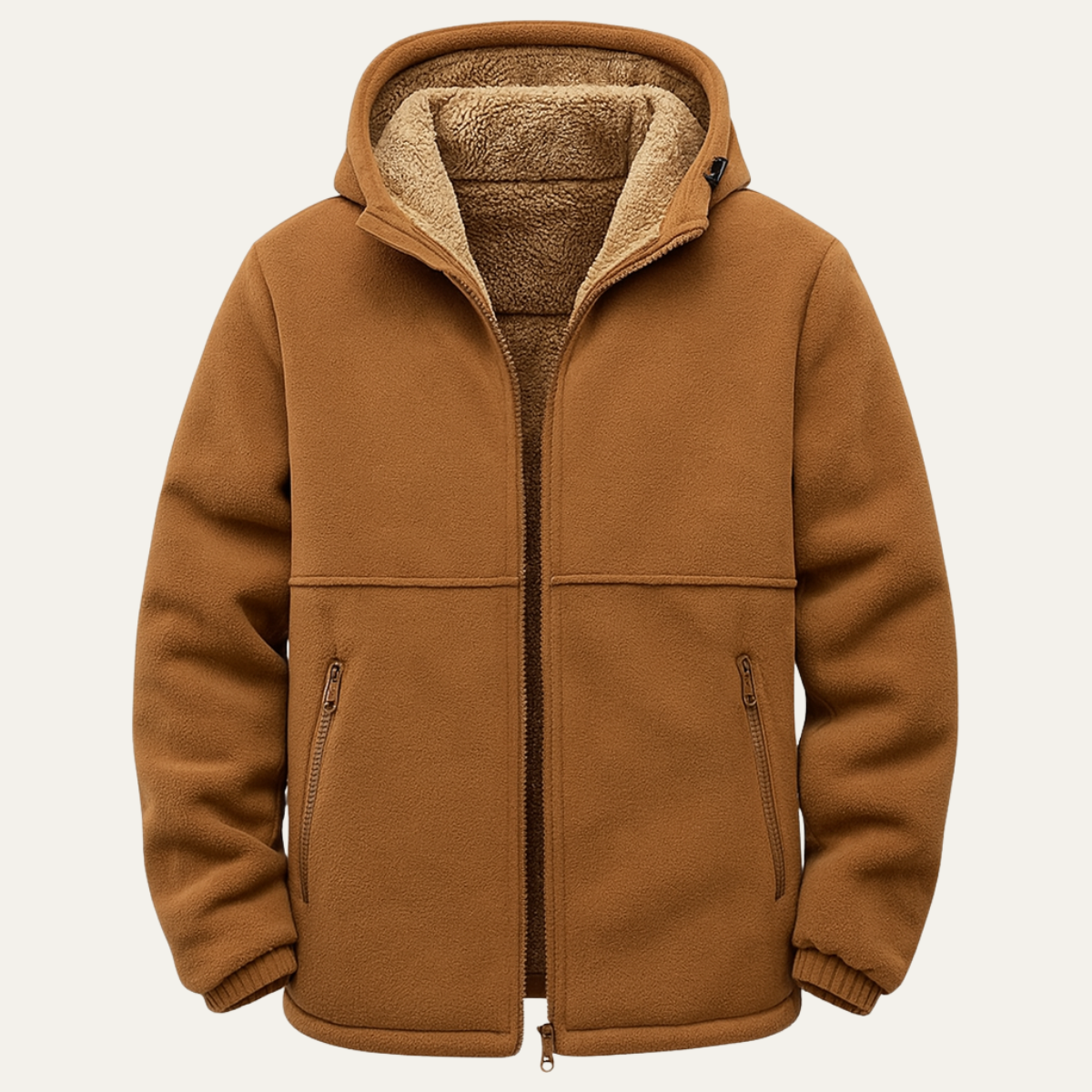 Felton – Giacca con cappuccio foderata in pile
