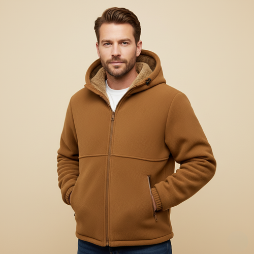 Felton – Giacca con cappuccio foderata in pile