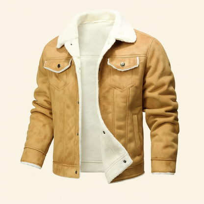 Hartley – Giacca trucker foderata sherpa
