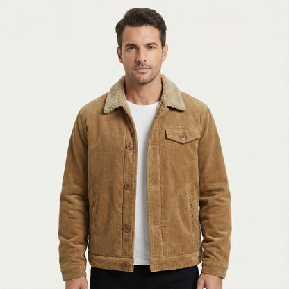Farrow – Cordjacke mit Sherpa-Futter