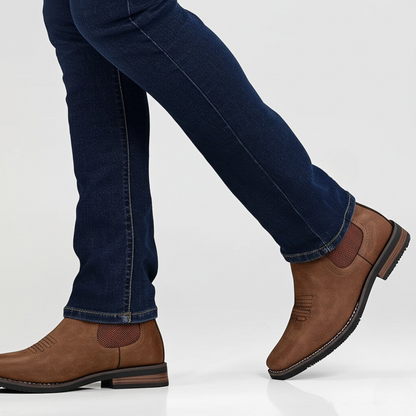 Girton Leather Ankle Boots