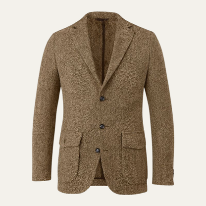 Arden – Tweed-Sakko mit Fischgratmuster
