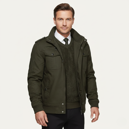 Heston – Geacă militară căptușită cu fleece
