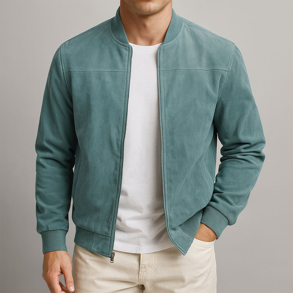 Thorne Suede-Look Zip Jacket