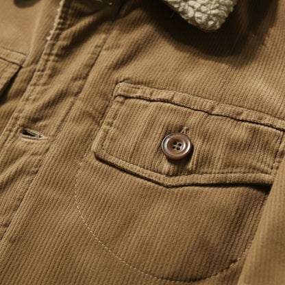 Farrow – Cordjacke mit Sherpa-Futter