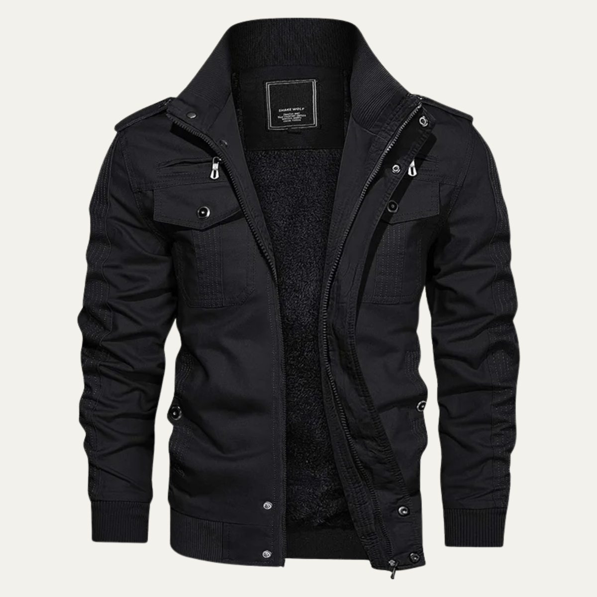 Heston – Geacă militară căptușită cu fleece