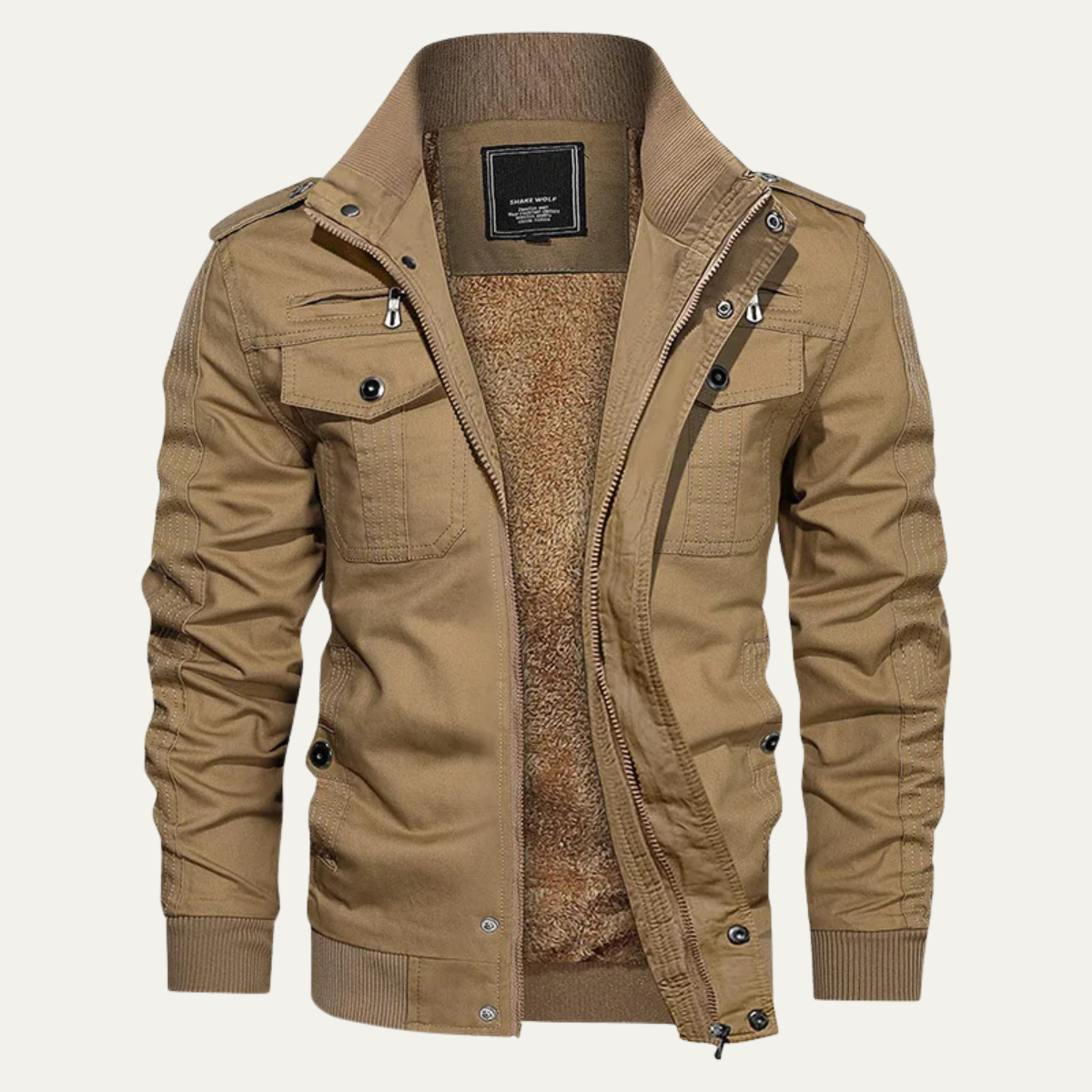 Heston – Geacă militară căptușită cu fleece