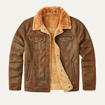 Hartley – Giacca trucker foderata sherpa
