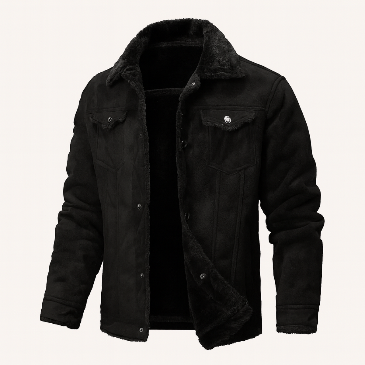 Hartley – Giacca trucker foderata sherpa