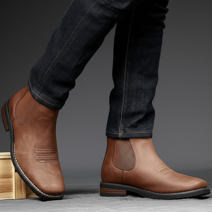 Girton Leather Ankle Boots
