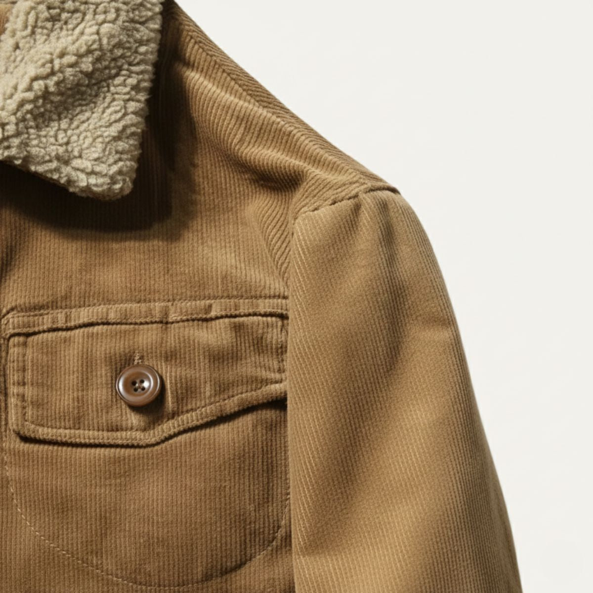 Farrow – Cordjacke mit Sherpa-Futter