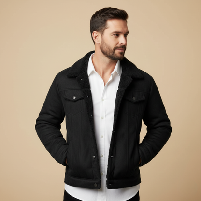 Hartley – Giacca trucker foderata sherpa
