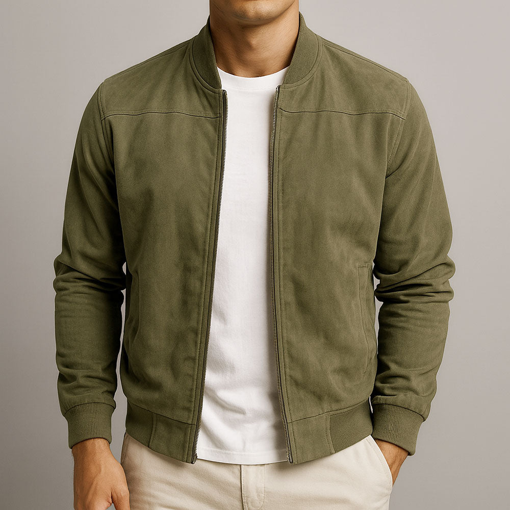Thorne Suede-Look Zip Jacket