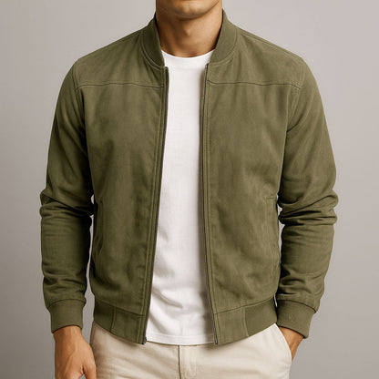 Thorne Suede-Look Zip Jacket