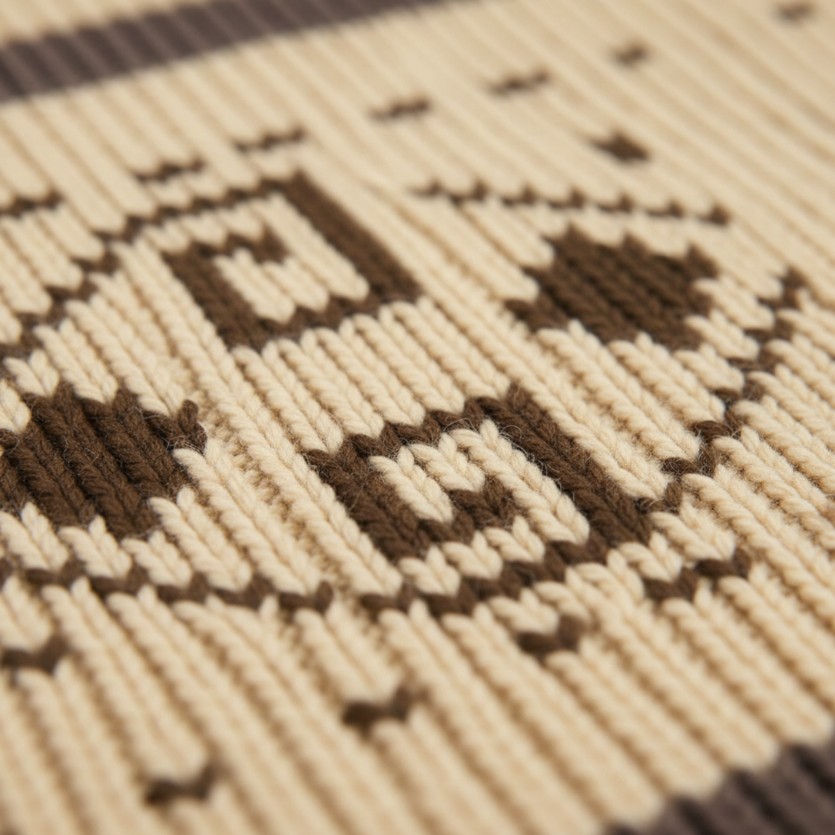Pemberton – Gemusterter Cardigan mit Schalkragen