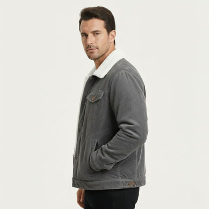 Farrow – Cordjacke mit Sherpa-Futter
