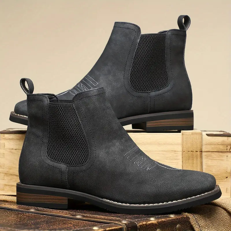 Girton Leather Ankle Boots