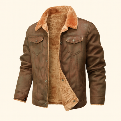 Hartley – Giacca trucker foderata sherpa