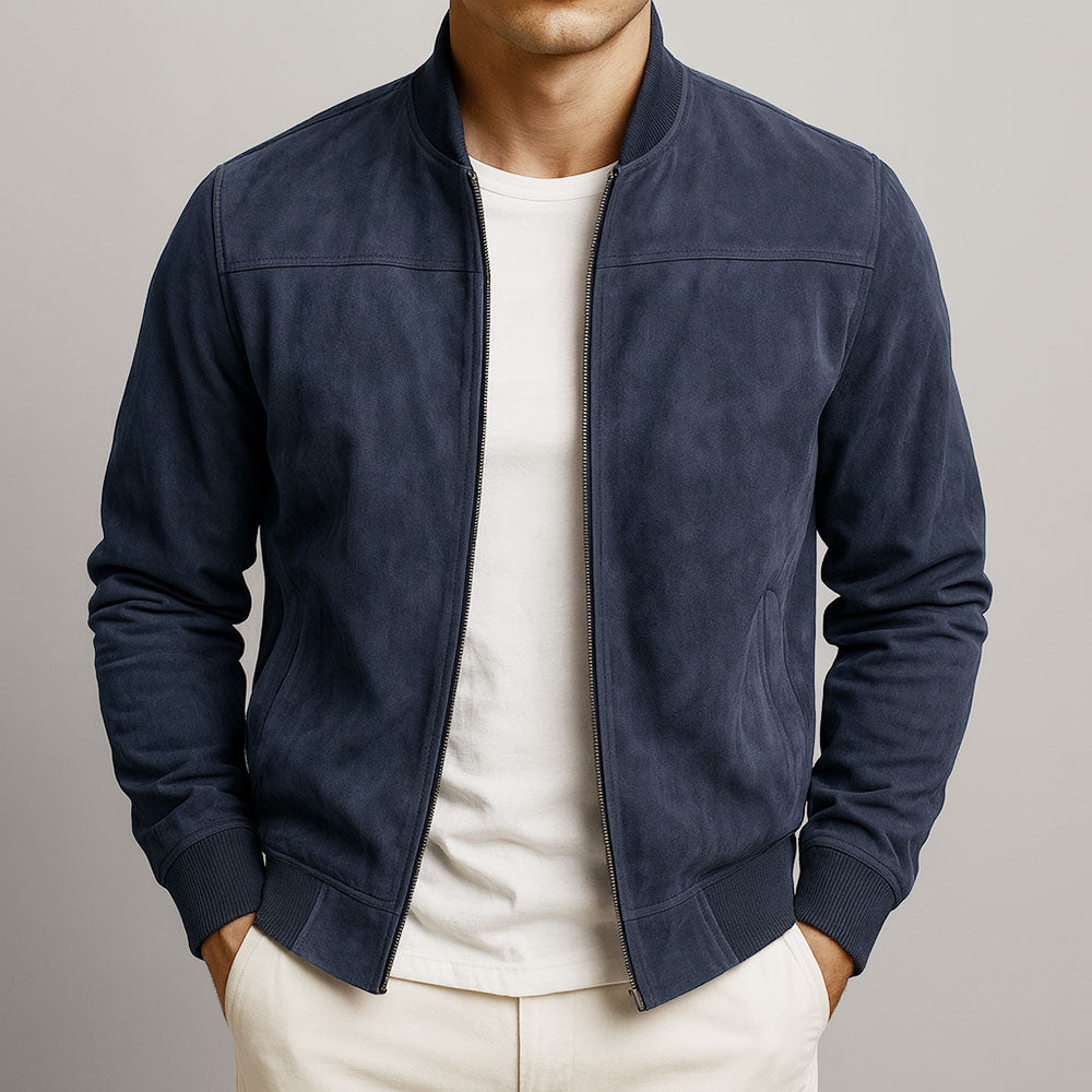 Thorne Suede-Look Zip Jacket