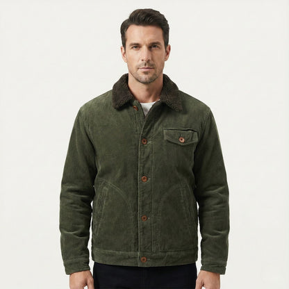 Farrow – Cordjacke mit Sherpa-Futter