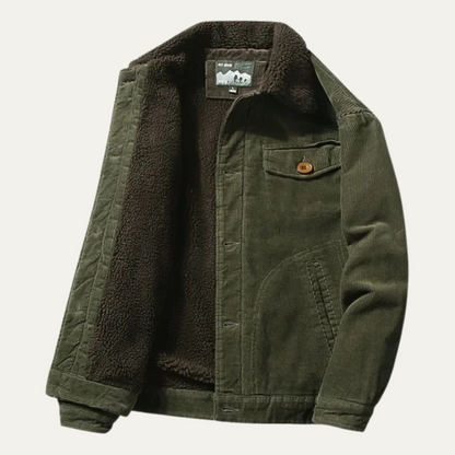 Farrow – Cordjacke mit Sherpa-Futter