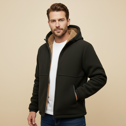 Felton – Giacca con cappuccio foderata in pile