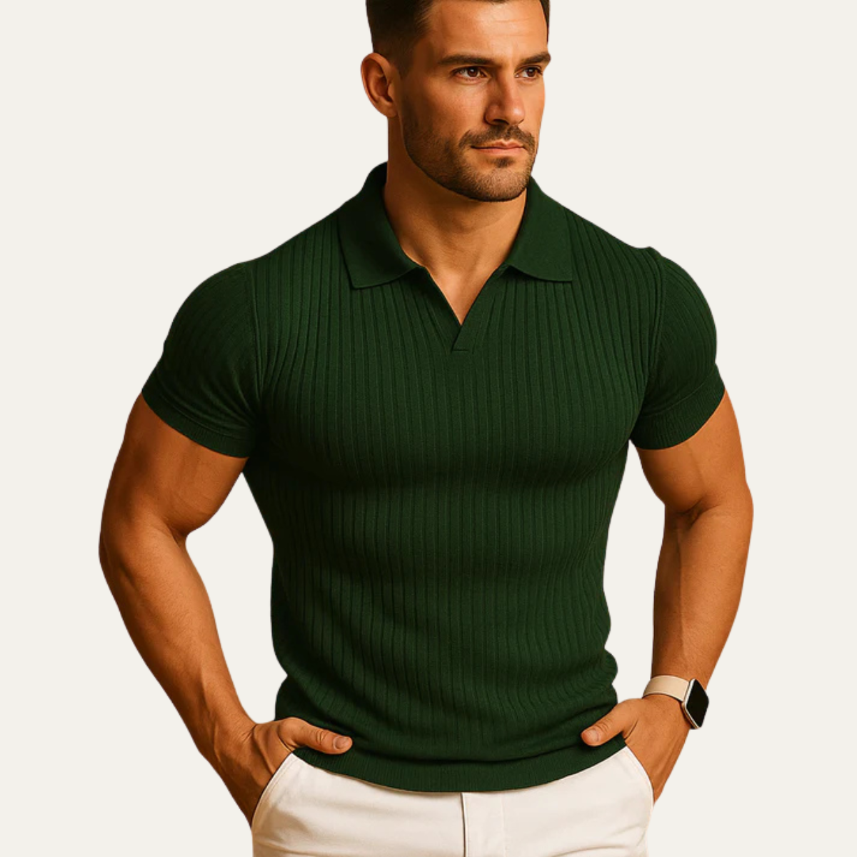 Fenwick Knit Short Sleeve Polo