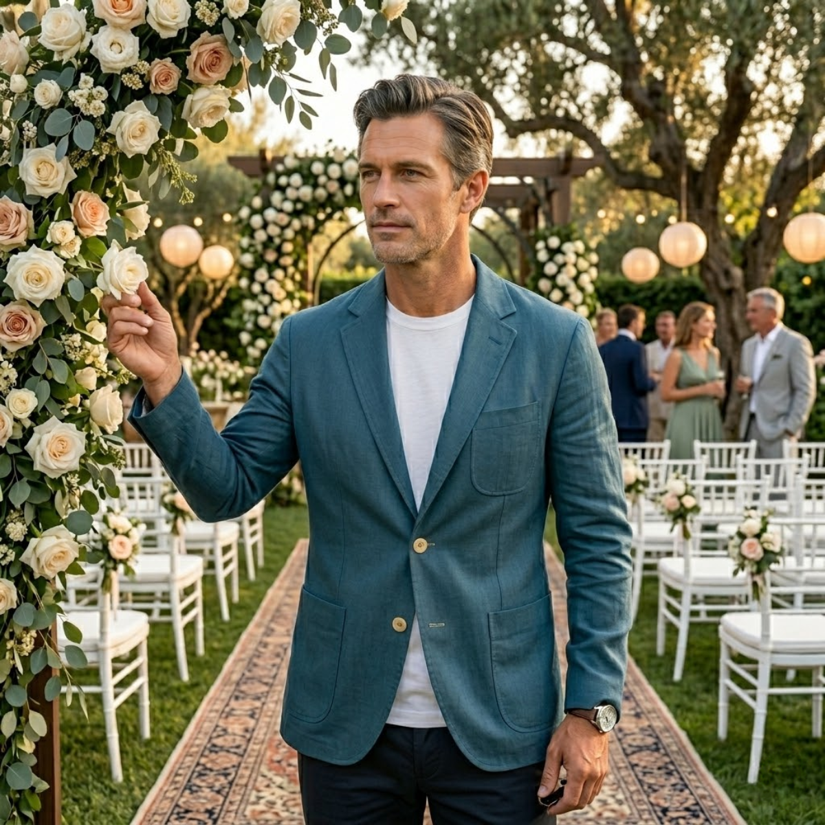 Whitfield Unlined Linen Blazer