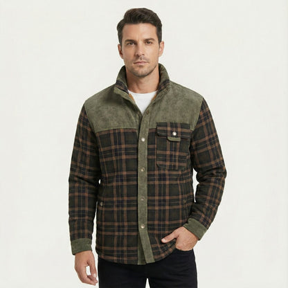 Grafton – Sovracamicia a quadri foderata sherpa