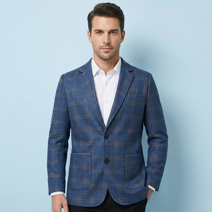 Alderley – Karierter taillierter Blazer