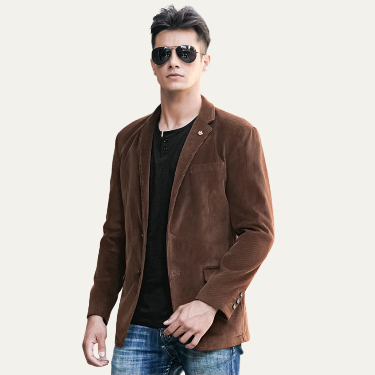 Ashworth – Blazer in velluto a coste