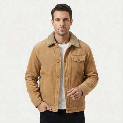 Farrow – Cordjacke mit Sherpa-Futter
