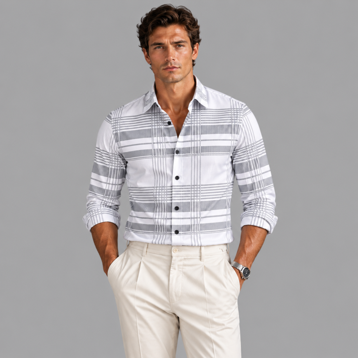 Cawdon Plaid Button-Down