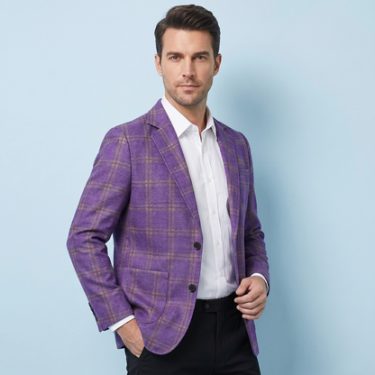 Alderley – Karierter taillierter Blazer