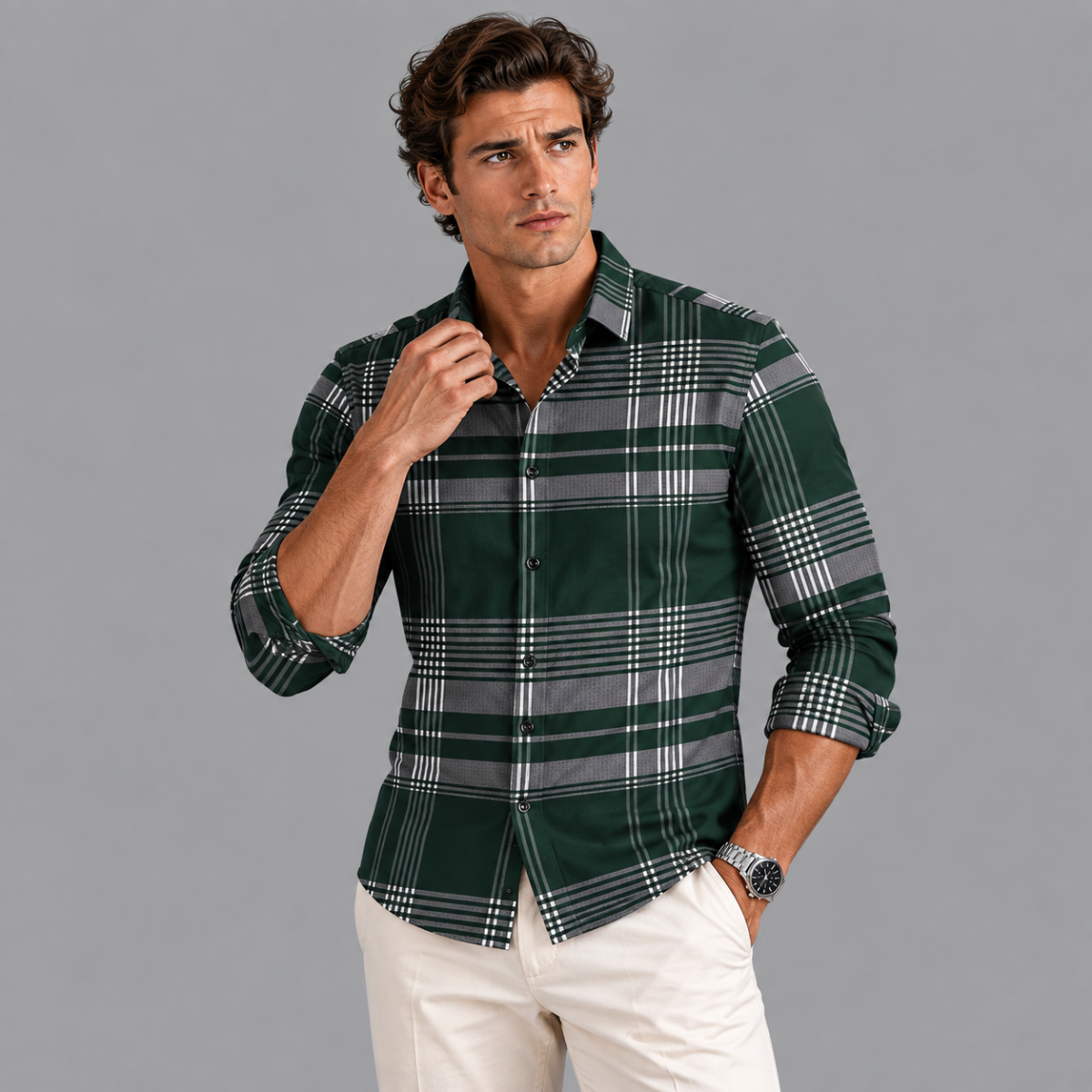 Cawdon Plaid Button-Down