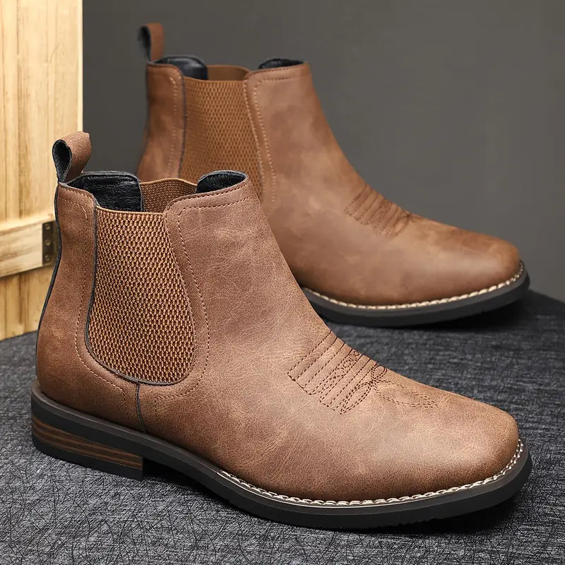 Girton Leather Ankle Boots