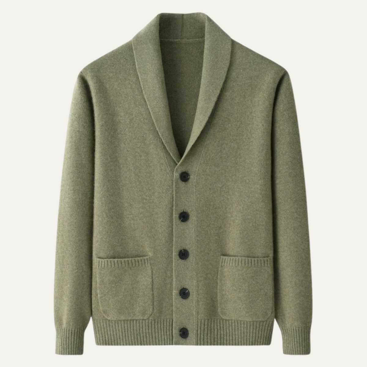 Merrick – Cardigan con collo sciallato