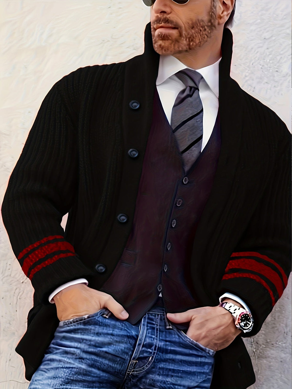 Uffington Chunky Knit Cardigan
