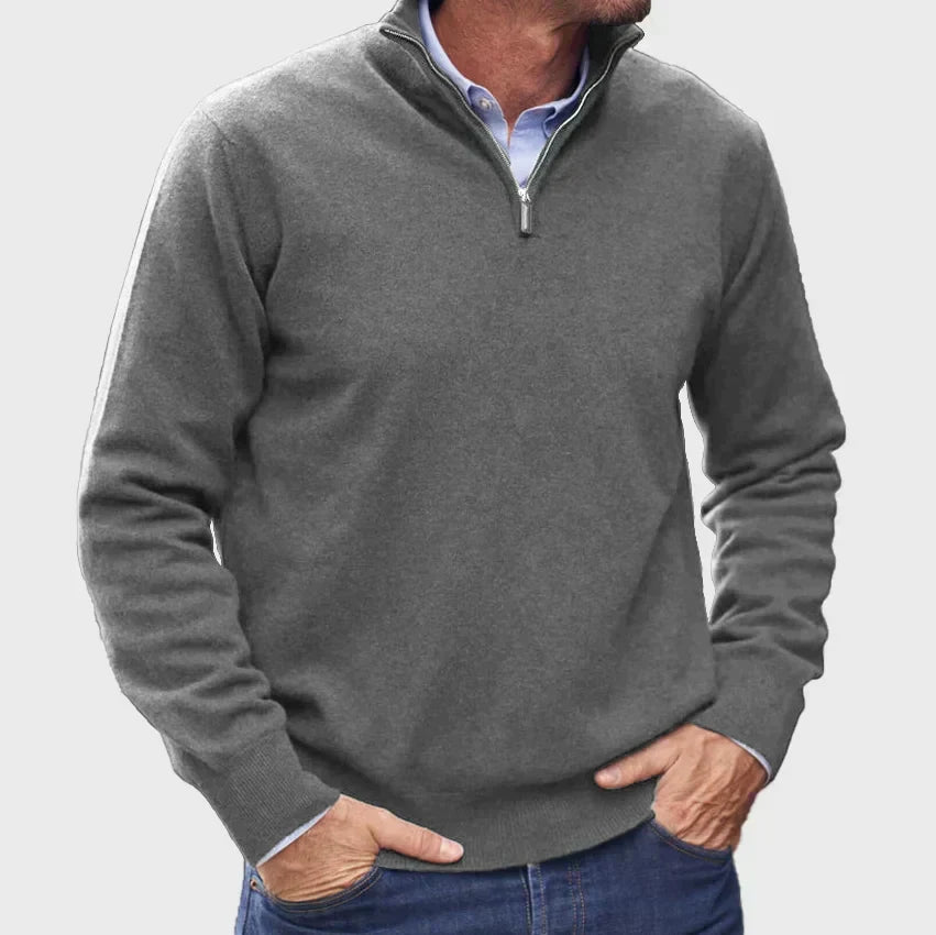 Penhale Zip-Neck Pullover