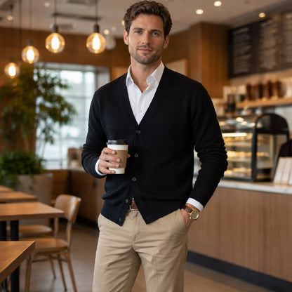 Oakham – Cardigan con scollo a V