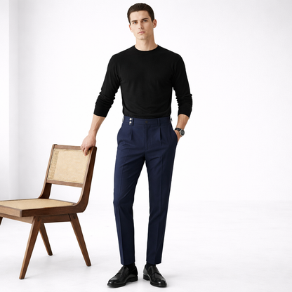 Sherwood – Pantalón de tiro alto con pinzas
