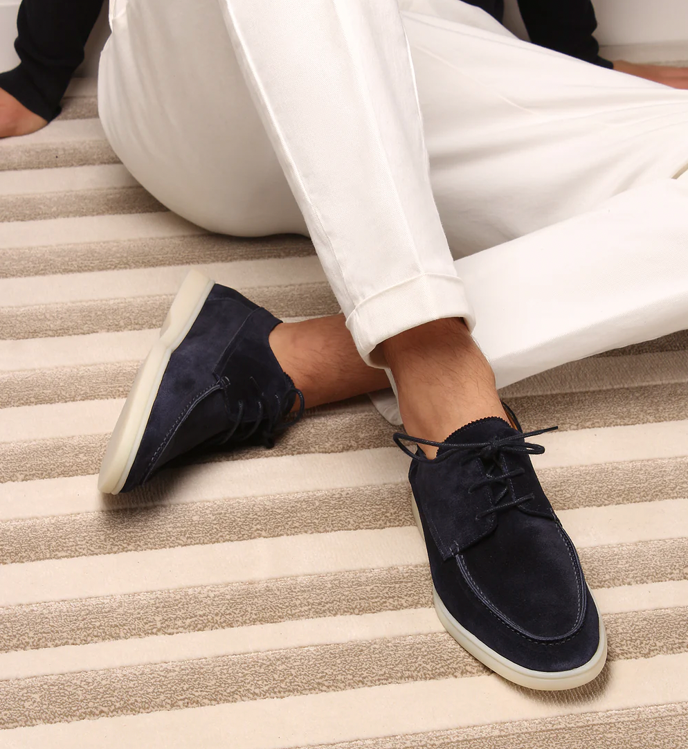 Hale Suede Penny Loafers
