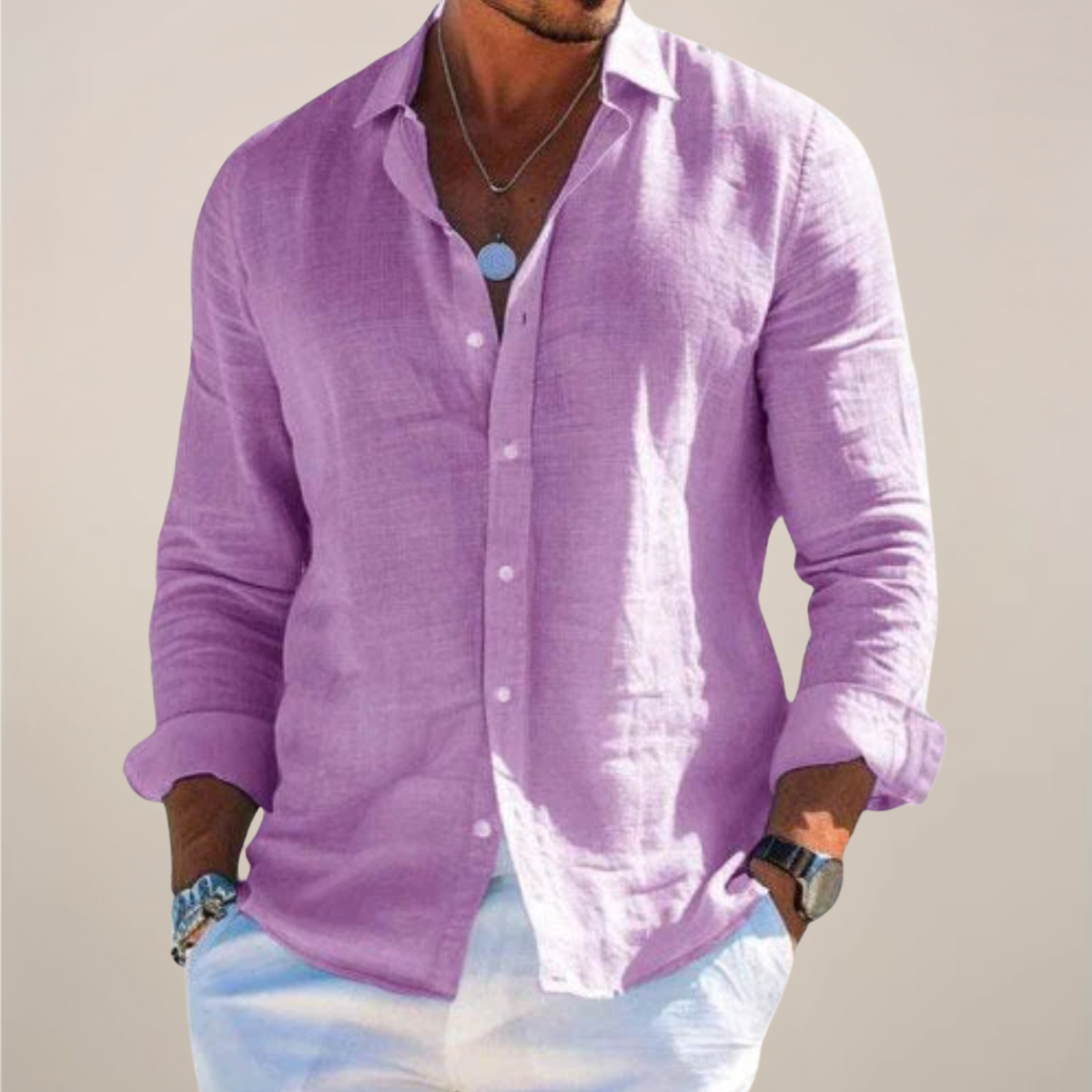 Harlowe Washed Linen Shirt