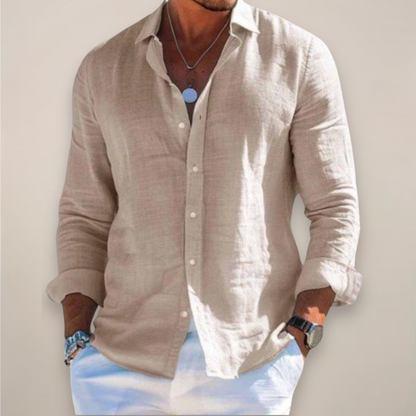 Harlowe Washed Linen Shirt