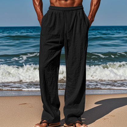 Lambourn Linen Drawcord Trousers