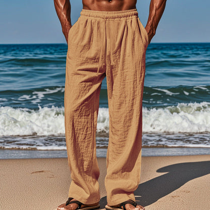 Lambourn Linen Drawcord Trousers
